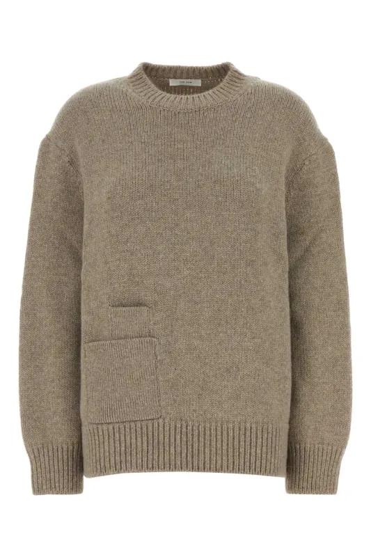 CAPPUCCINO CASHMERE MIRTLE OVERSIZE SWEATER made by The Row
