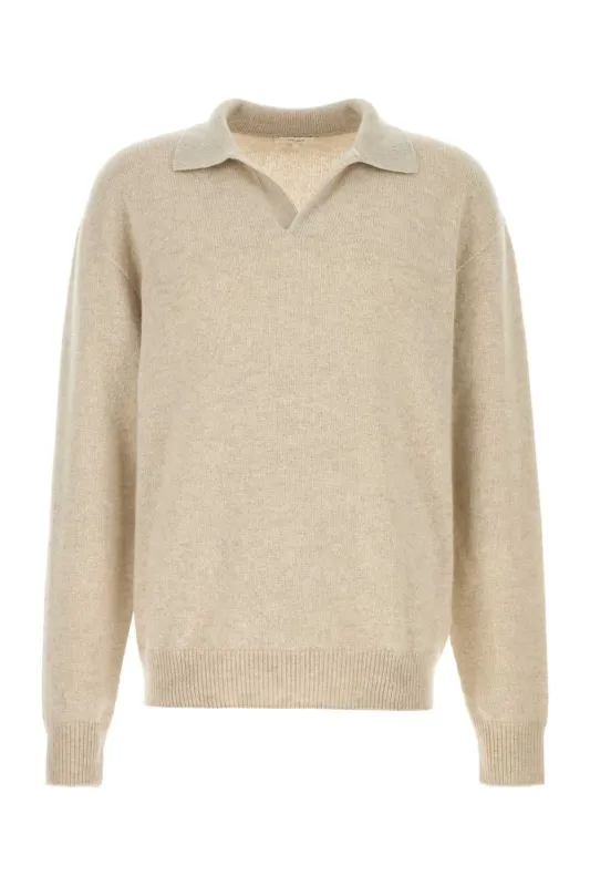 SAND CASHMERE LEACH POLO SHIRT sold by Lord & Taylor