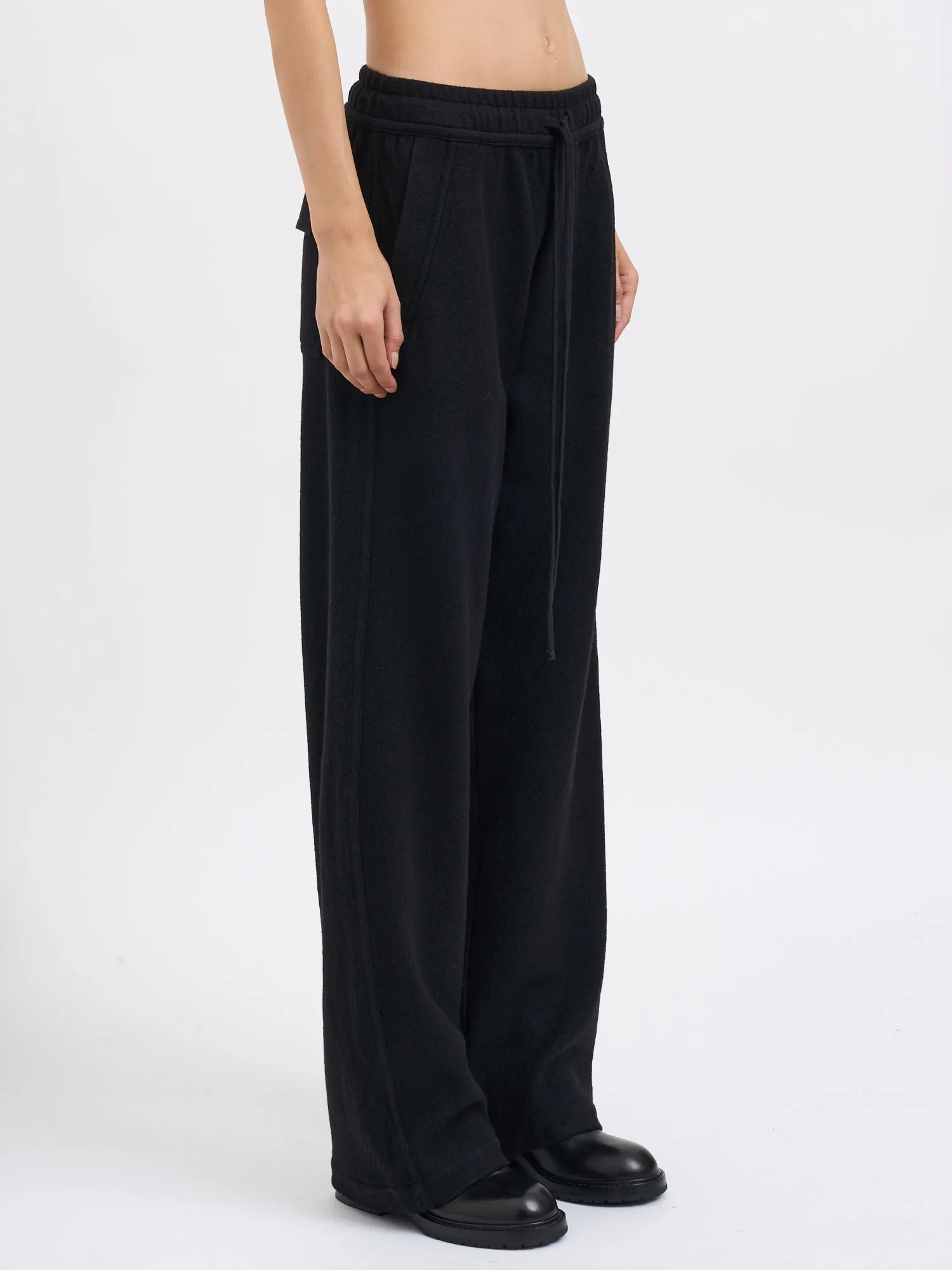 WIDE-LEG WOOL TROUSERS sold by Lord & Taylor product image thumbnail 3
