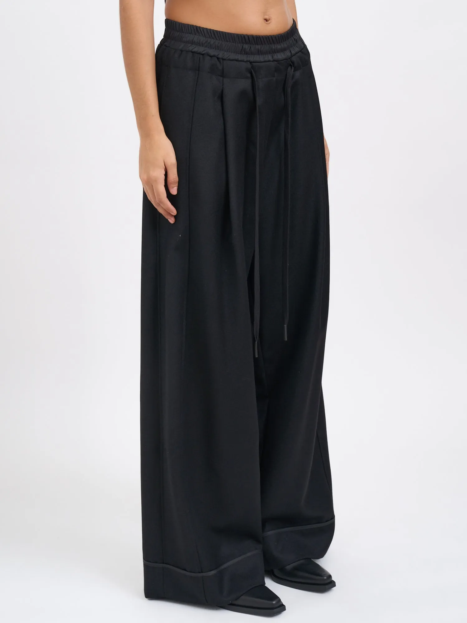 VIRGIN WOOL WIDE TROUSERS sold by Lord & Taylor product image thumbnail 3