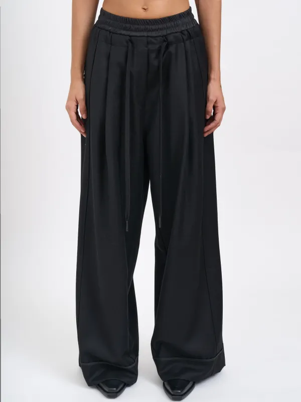 VIRGIN WOOL WIDE TROUSERS sold by Lord & Taylor