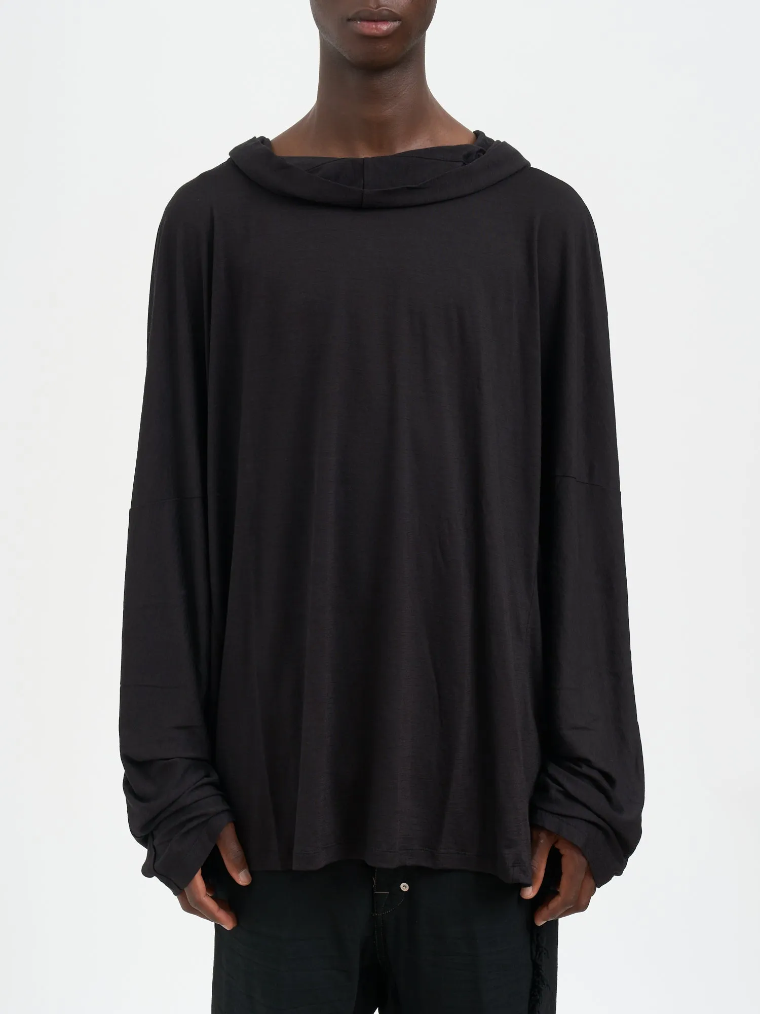 HOODED TUNIC BLACK sold by Lord & Taylor