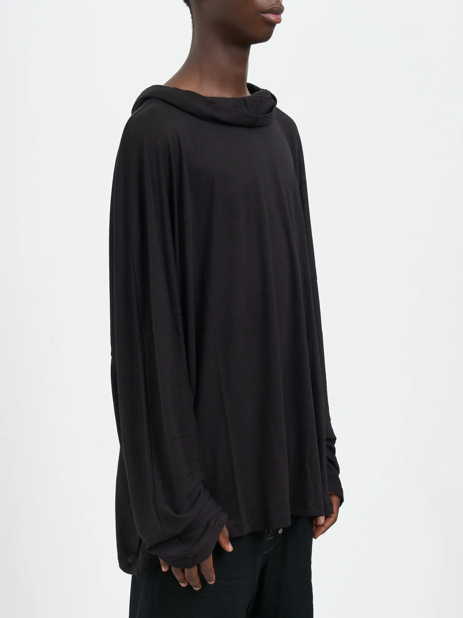 HOODED TUNIC BLACK sold by Lord & Taylor product image thumbnail 2