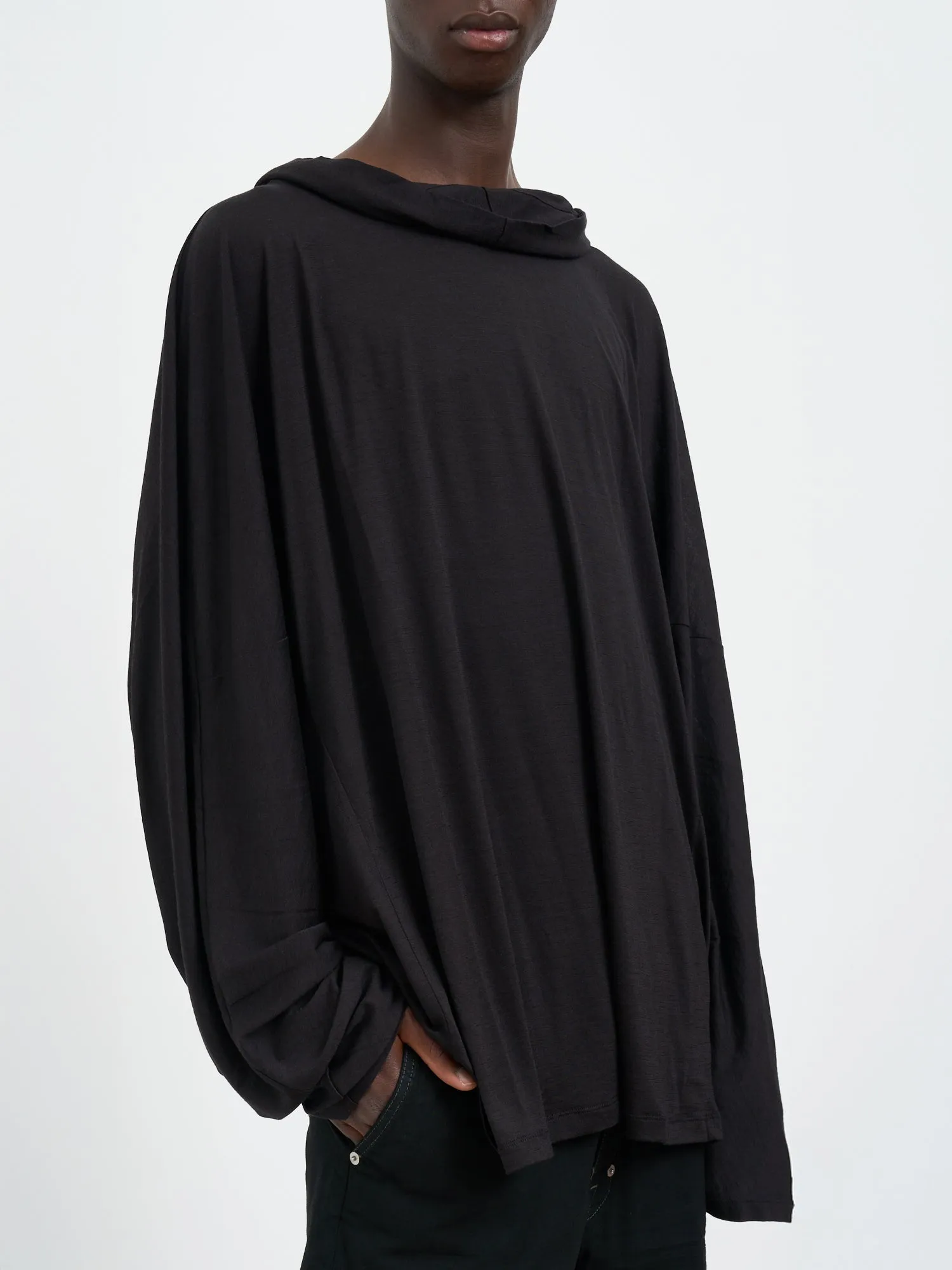 HOODED TUNIC BLACK sold by Lord & Taylor product image thumbnail 3