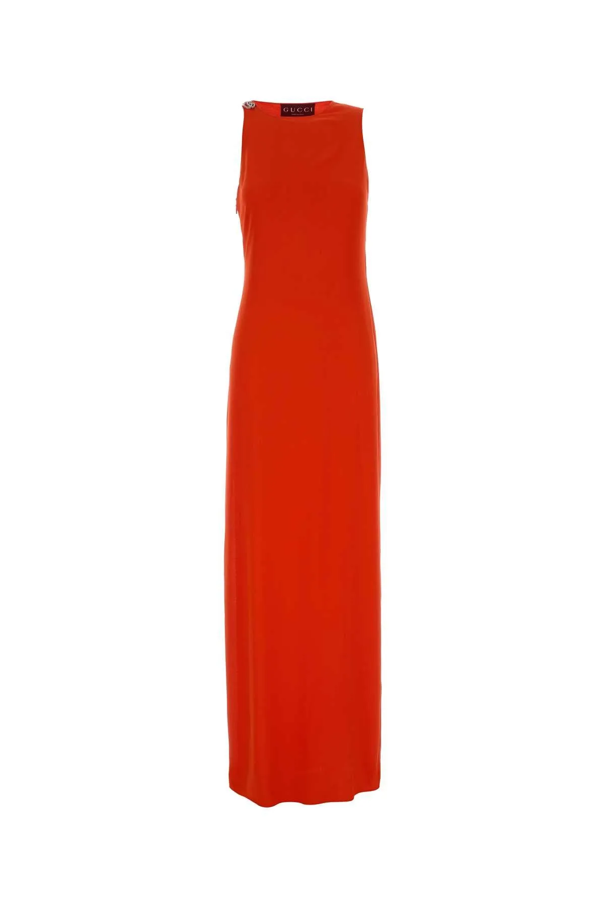 FLUO ORANGE CREPE DRESS sold by Lord & Taylor