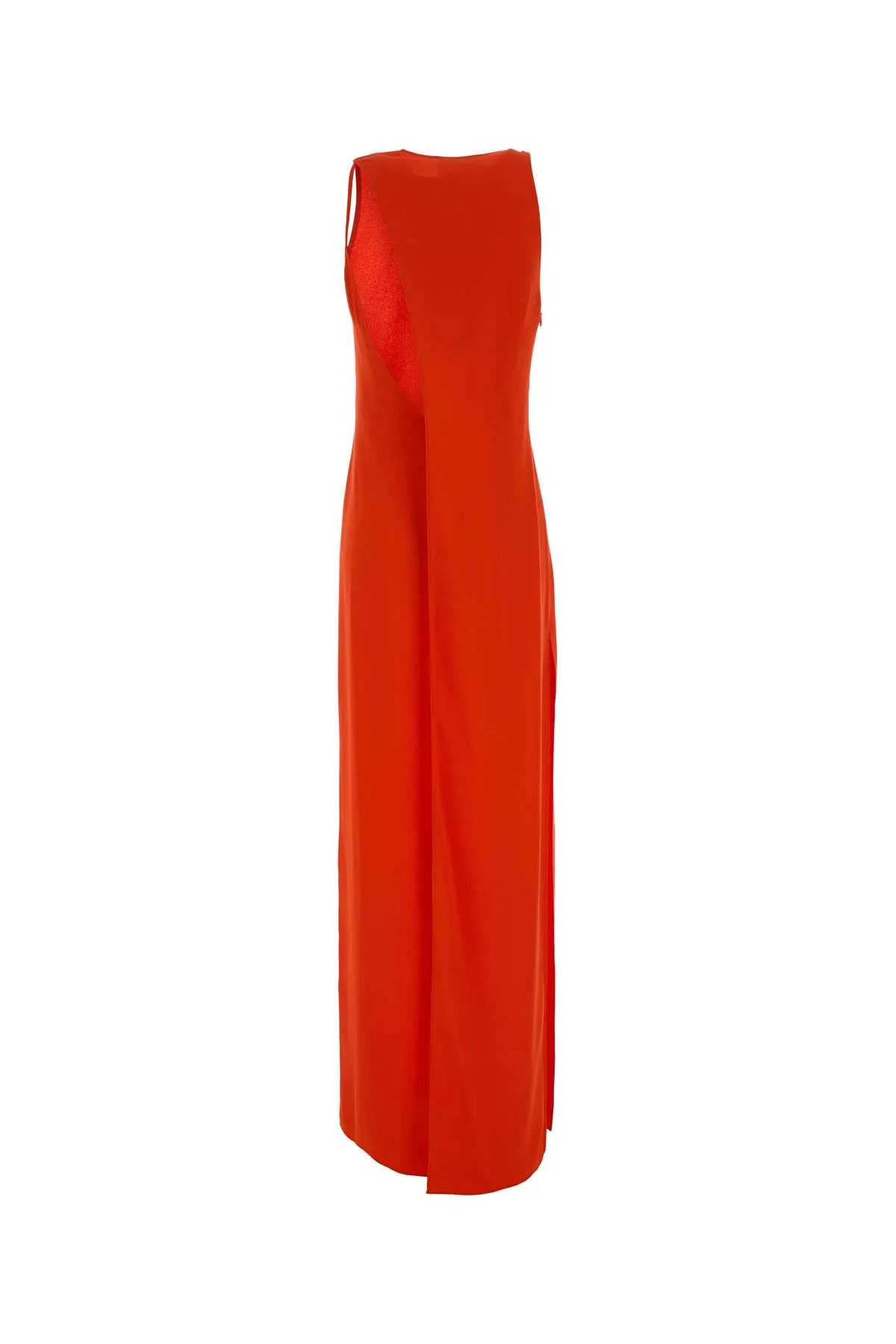 FLUO ORANGE CREPE DRESS sold by Lord & Taylor product image thumbnail 2