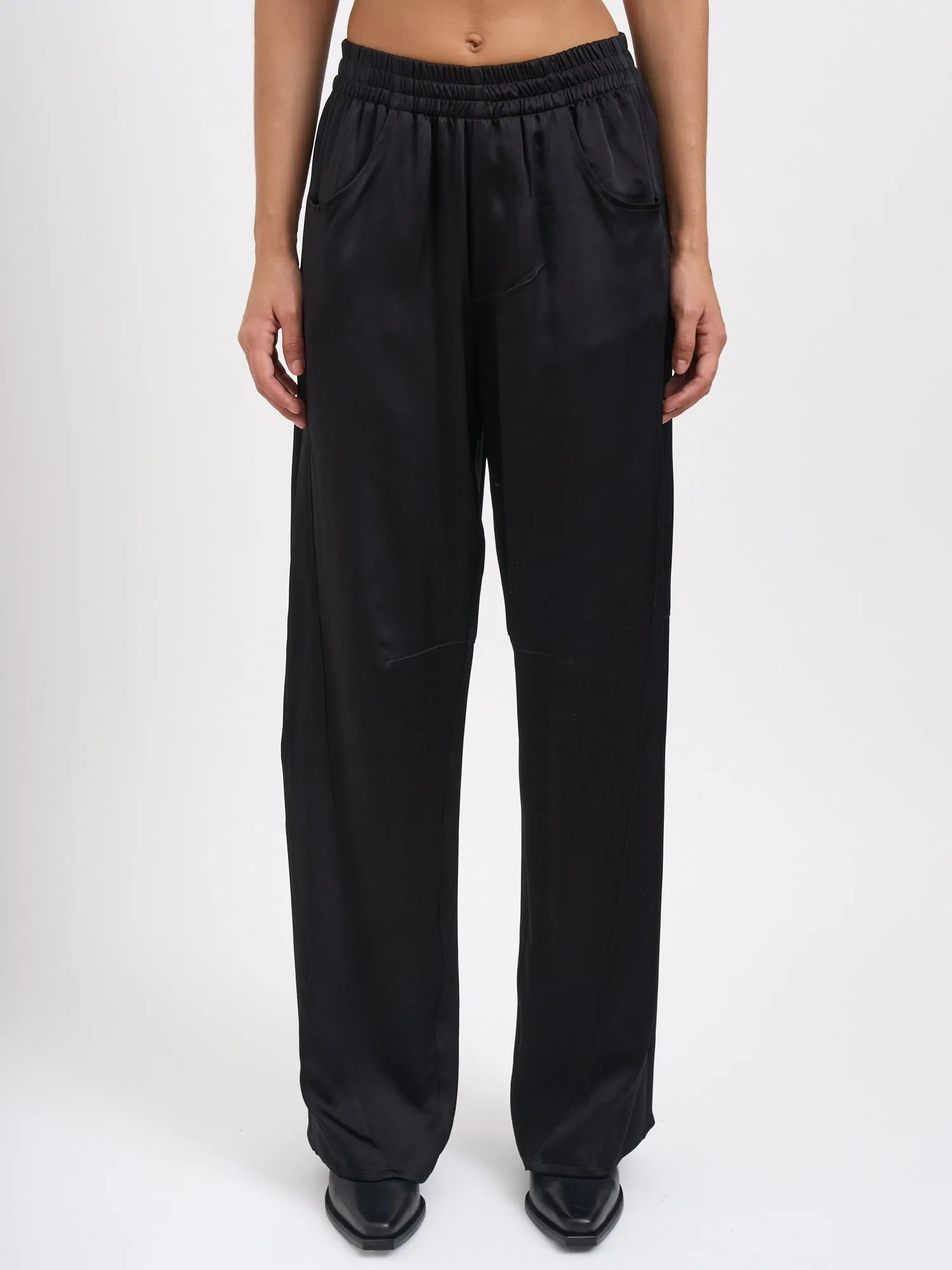 WIDE VISCOSE BLEND TROUSERS sold by Lord & Taylor