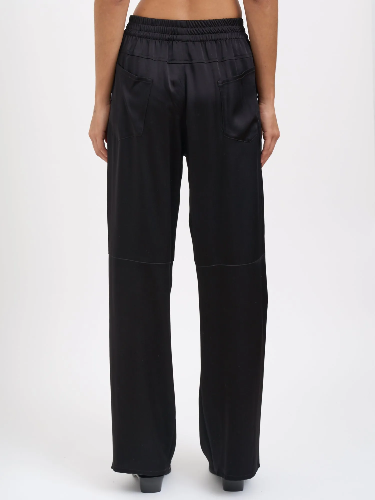 WIDE VISCOSE BLEND TROUSERS sold by Lord & Taylor product image thumbnail 5
