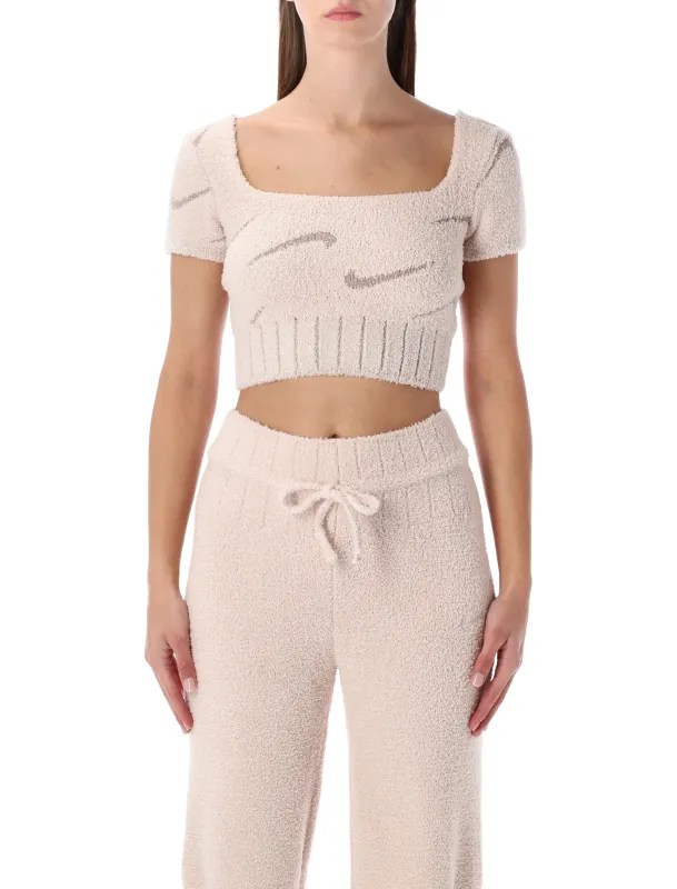 NIKE PHOENIX COZY BOUCLÉ CROP TOP sold by Lord & Taylor