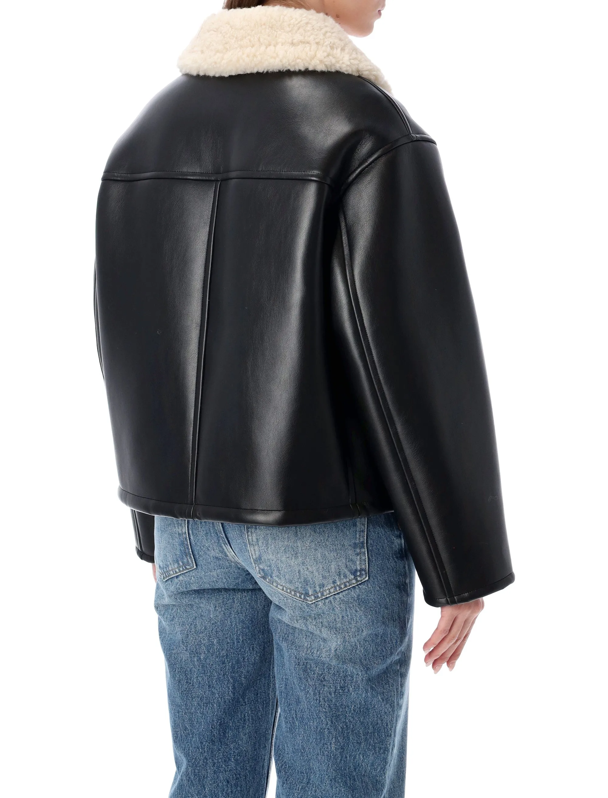 STAND STUDIO KAZ FAUX LEATHER SHEARLING JACKET sold by Lord & Taylor product image thumbnail 2
