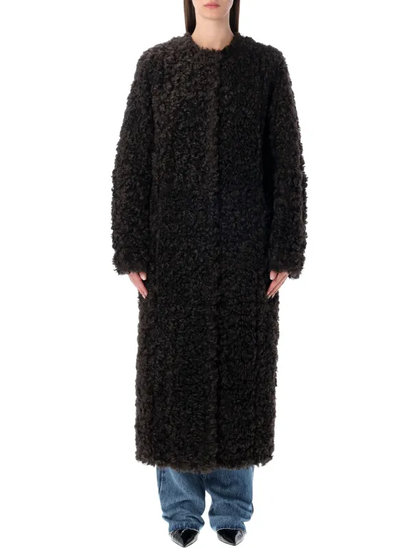 STAND STUDIO RENATA CURLY FAUX FUR COAT sold by Lord & Taylor