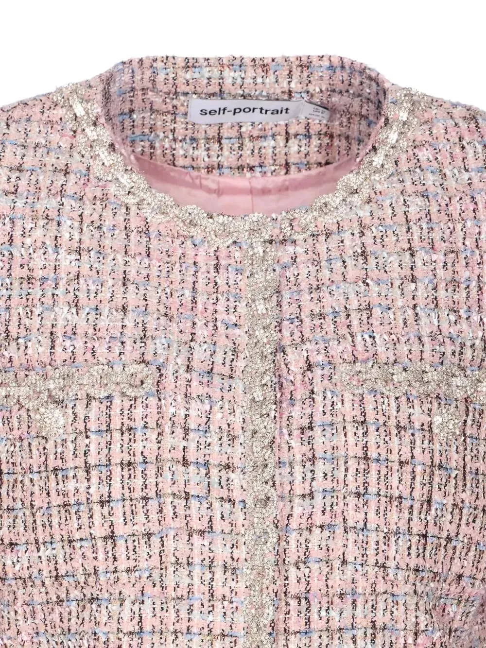 SELF-PORTRAIT BOUCLÉ JACKET WITH FAUX FUR CUFFS sold by Lord & Taylor product image thumbnail 4
