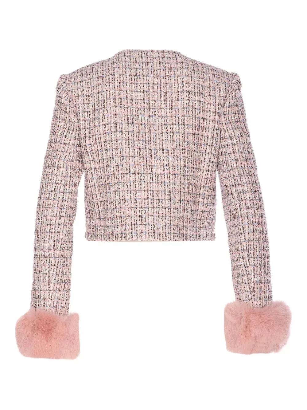SELF-PORTRAIT BOUCLÉ JACKET WITH FAUX FUR CUFFS sold by Lord & Taylor product image thumbnail 2