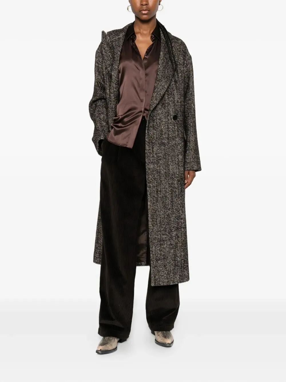 LINDEN DOUBLE-BREASTED WOOL COAT sold by Lord & Taylor product image thumbnail 5