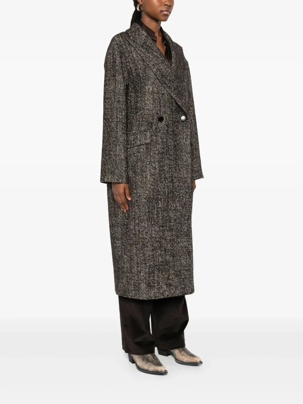 LINDEN DOUBLE-BREASTED WOOL COAT sold by Lord & Taylor product image thumbnail 2