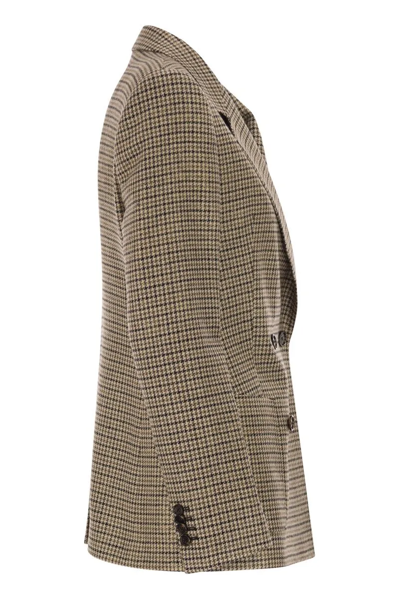 PIED DU POILE PATTERNED DOUBLE-BREASTED JACKET sold by Lord & Taylor product image thumbnail 3