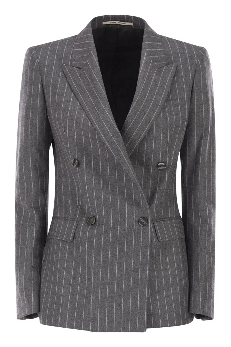 DOUBLE-BREASTED WOOL JACKET sold by Lord & Taylor
