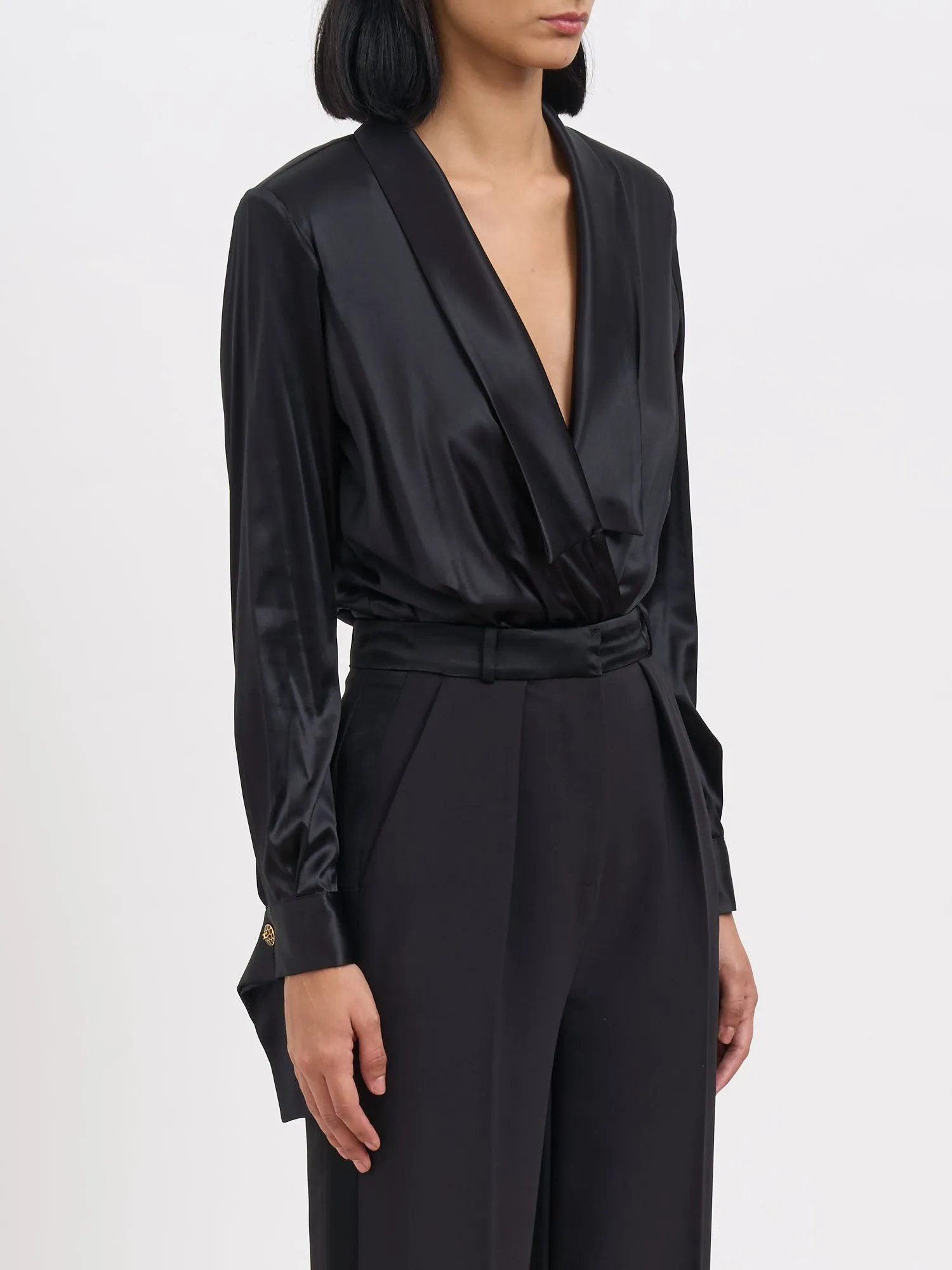 SILK SATIN BODYSUIT sold by Lord & Taylor product image thumbnail 3
