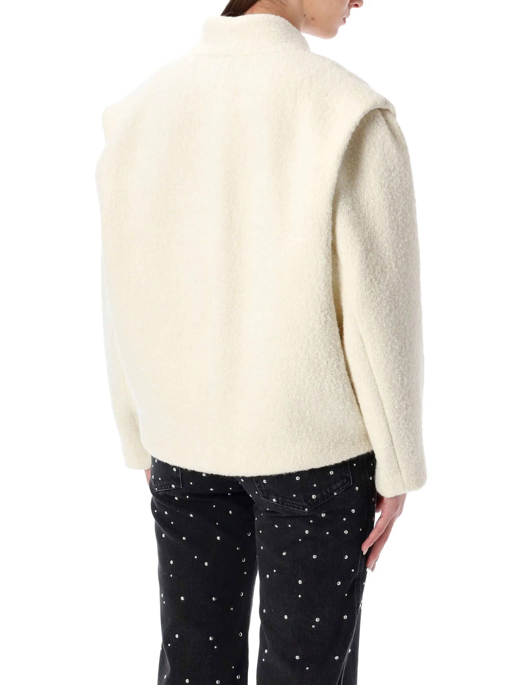 MARANT ÉTOILE DROGO SHORT WOOL BLEND JACKET sold by Lord & Taylor product image thumbnail 2