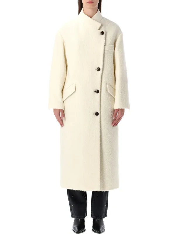 MARANT ÉTOILE SABINE LONG WOOL BOUCLÉ COAT sold by Lord & Taylor