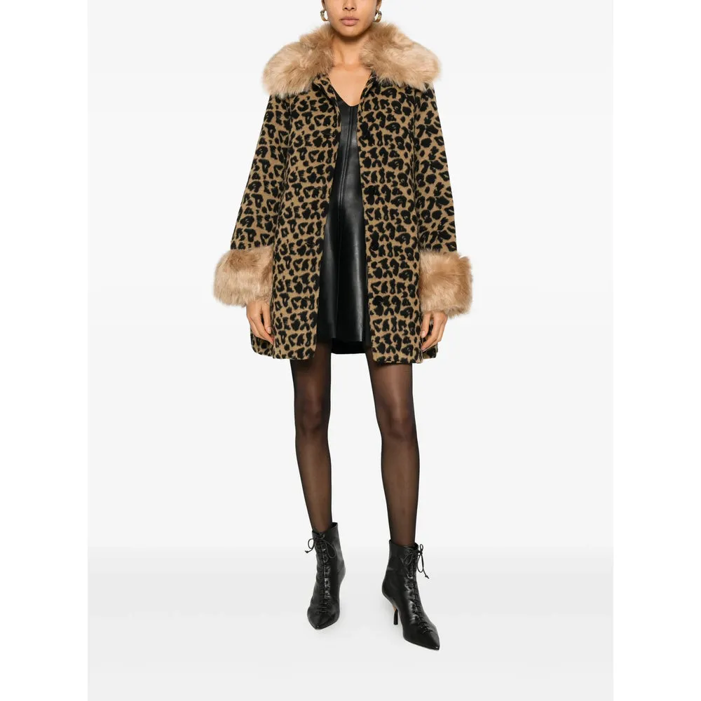 Leopard Print Coat with Faux-Fur Trim sold by Lord & Taylor product image thumbnail 5