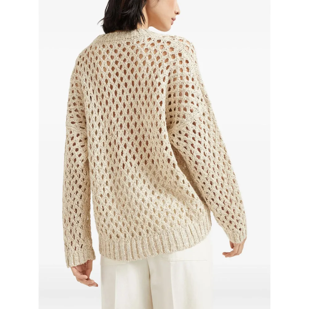 Light Beige V-Neck Sweater sold by Lord & Taylor product image thumbnail 2