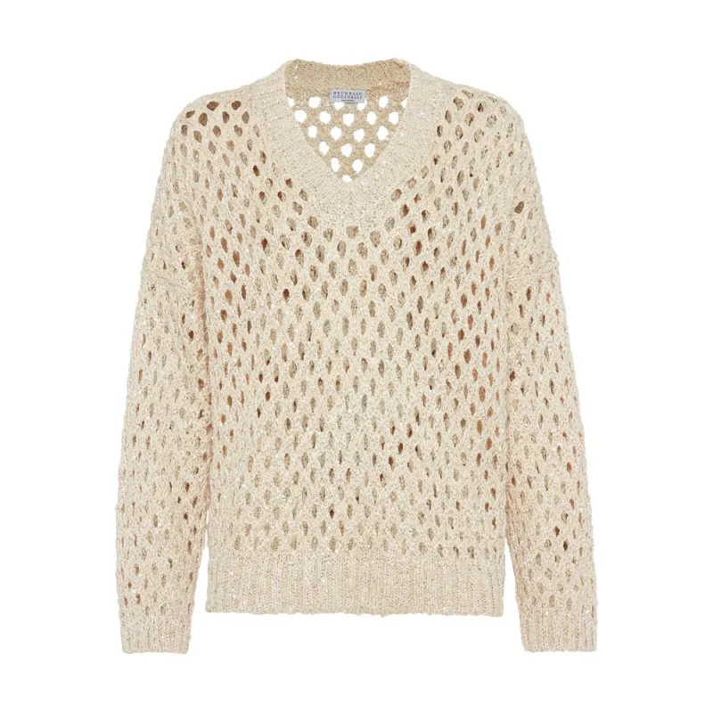 Light Beige V-Neck Sweater sold by Lord & Taylor