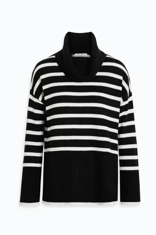 Oversize Stripe Turtleneck Sweater sold by Lord & Taylor