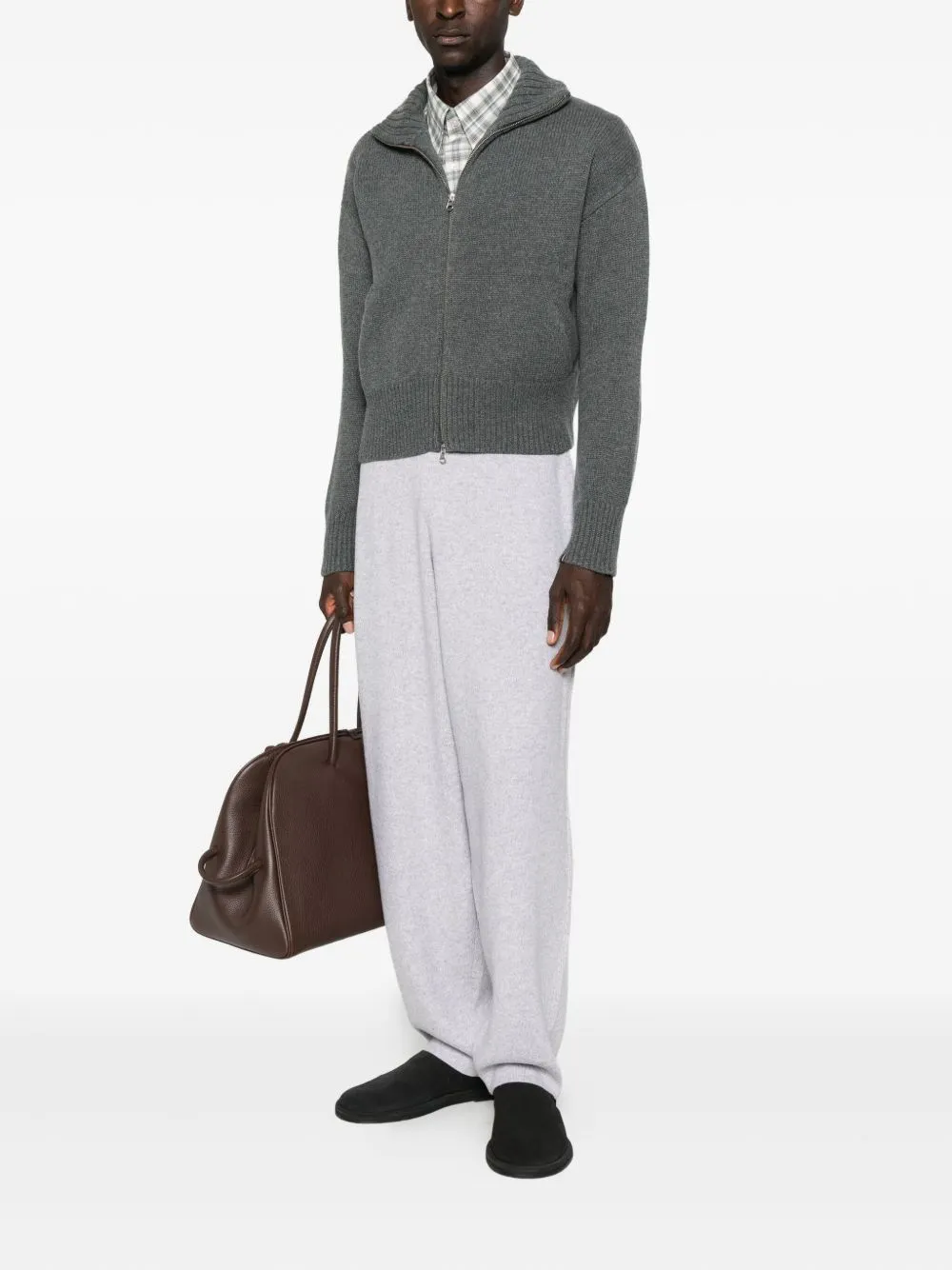 CASHMERE ZIPPED CARDIGAN sold by Lord & Taylor product image thumbnail 4