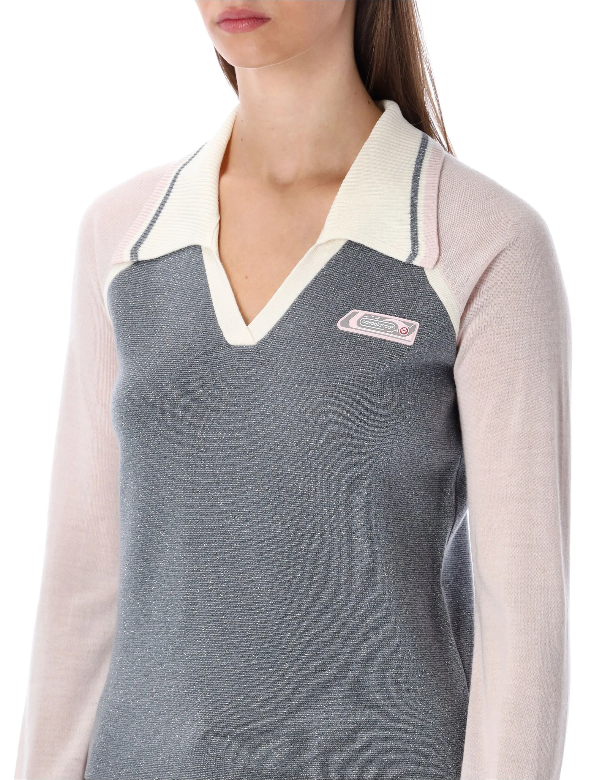 LONG SLEEVE TENNIS POLO SHIRT sold by Lord & Taylor product image thumbnail 3
