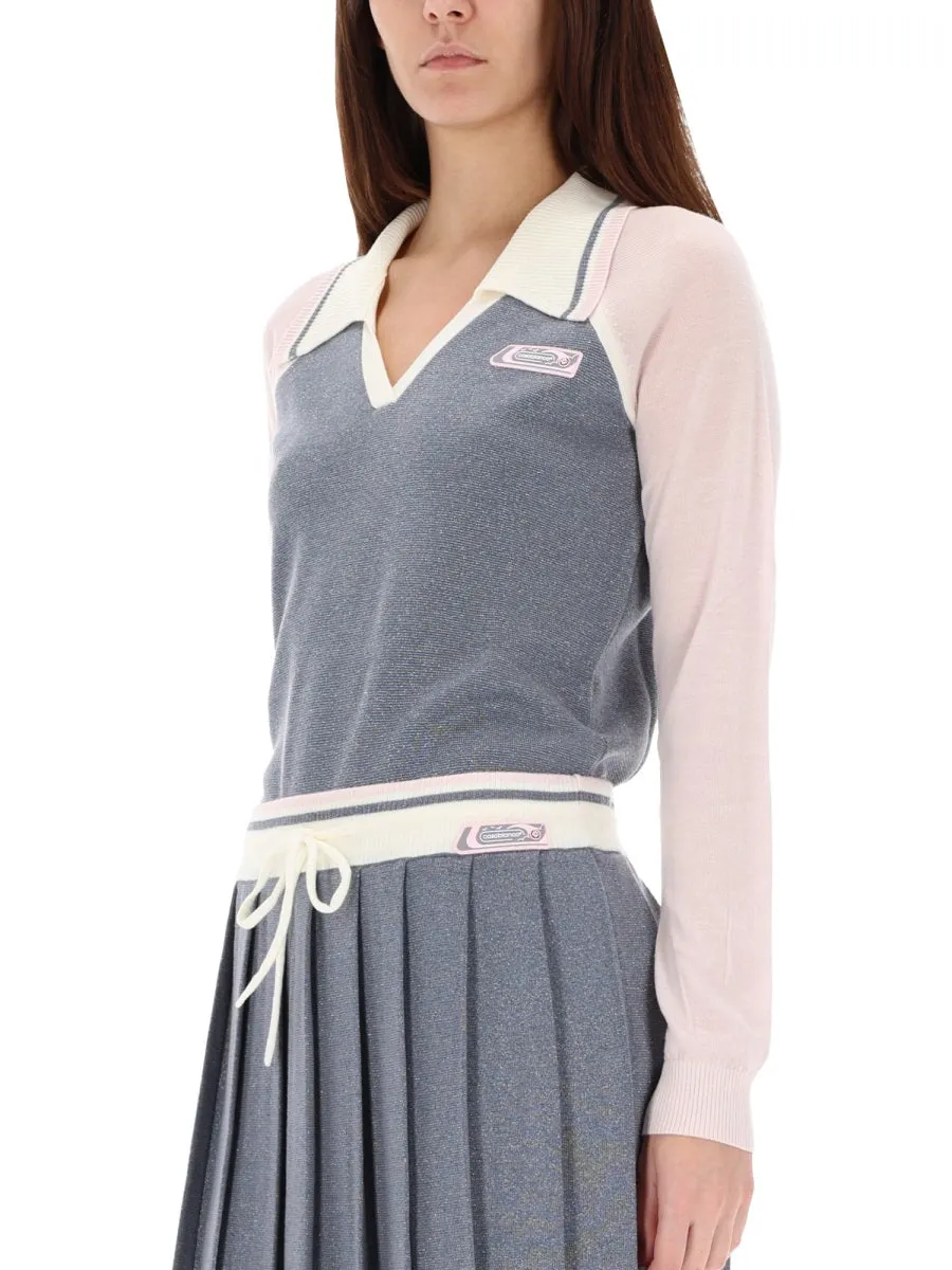 LONG SLEEVE TENNIS POLO SHIRT sold by Lord & Taylor product image thumbnail 4