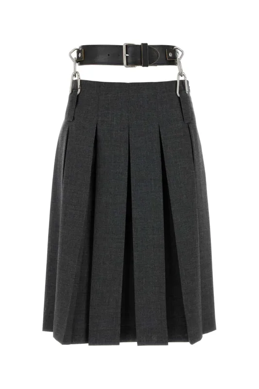 DARK GREY WOOL SKIRT sold by Lord & Taylor