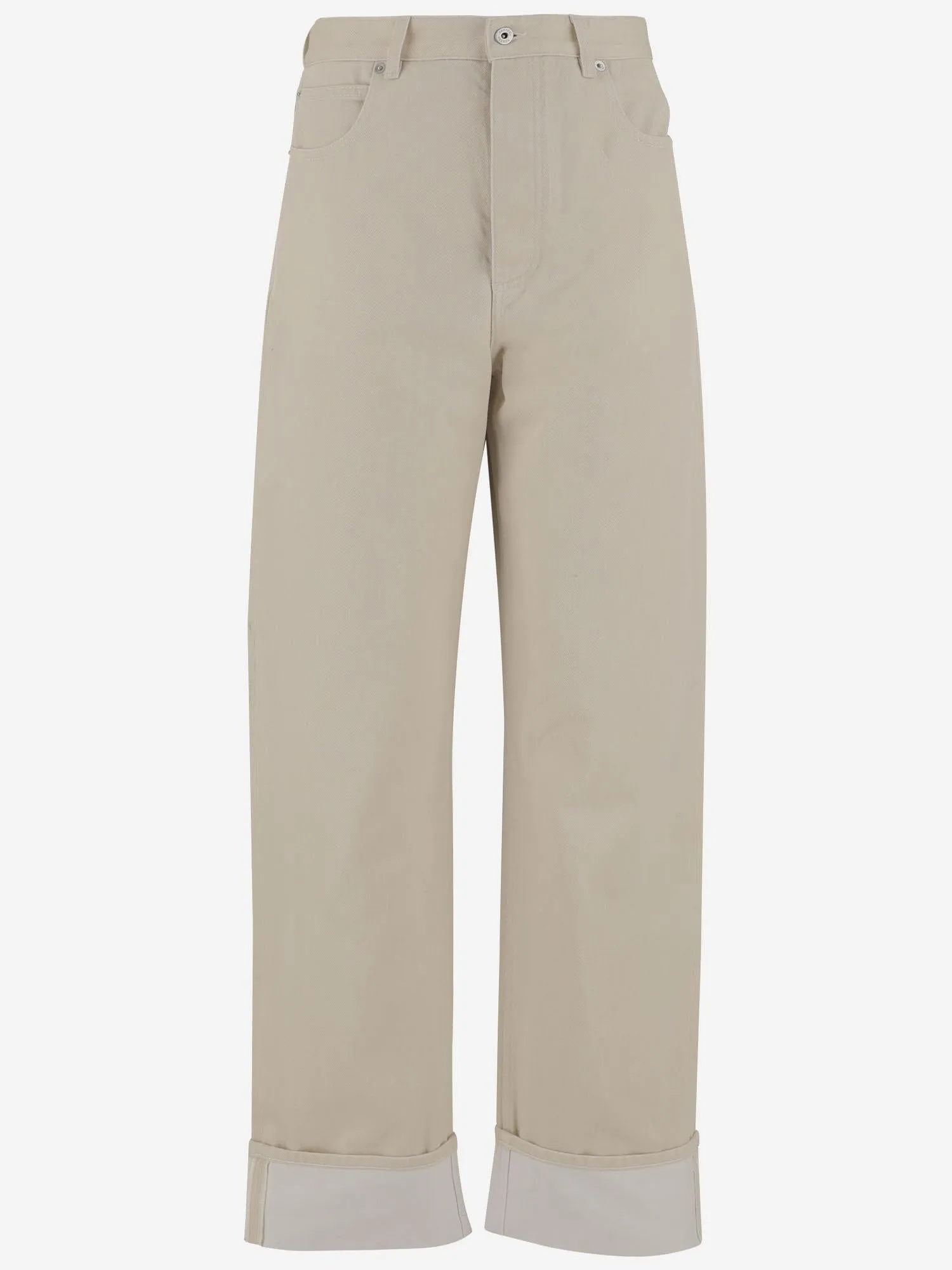 Cotton Pants with Turn-Ups sold by Lord & Taylor