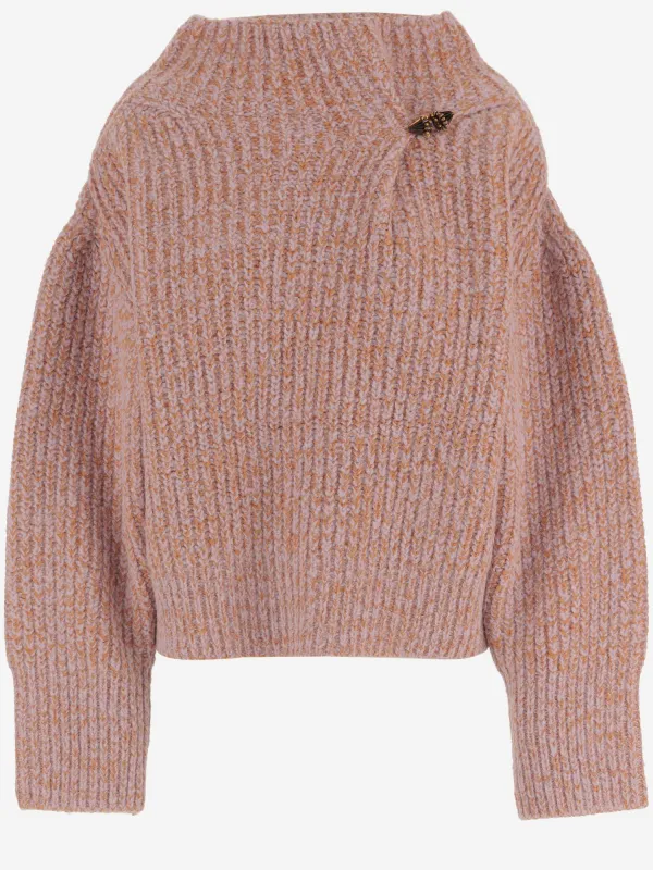 Wool-Blend Sweater with Charm sold by Lord & Taylor