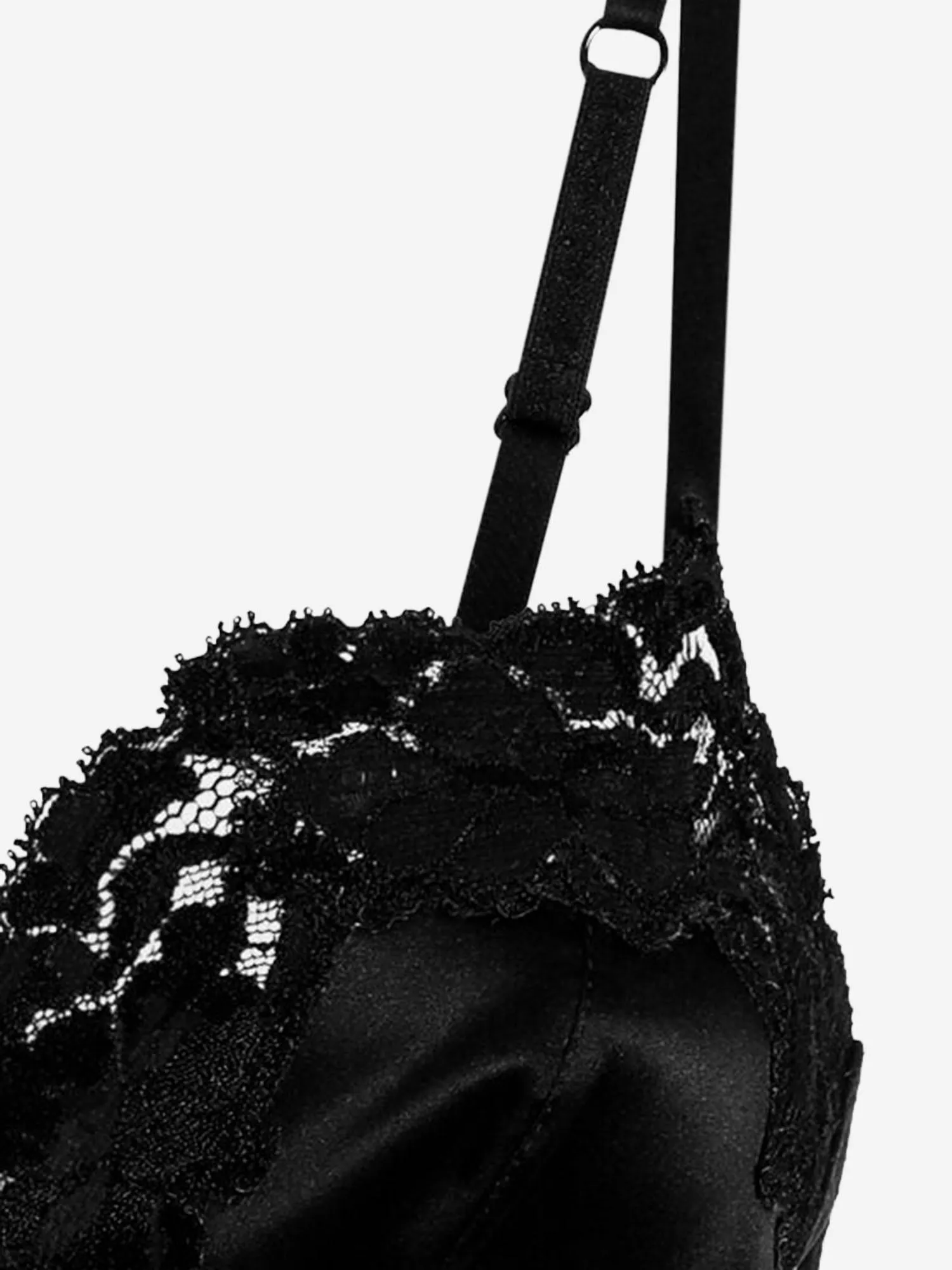 Lace and Satin Top sold by Lord & Taylor product image thumbnail 2