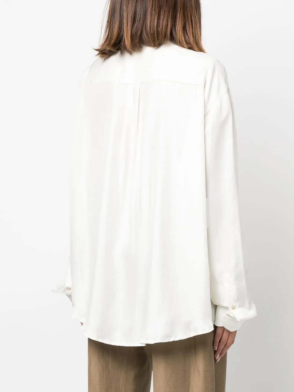 SILK FLORAL PRINT BLOUSE sold by Lord & Taylor product image thumbnail 4