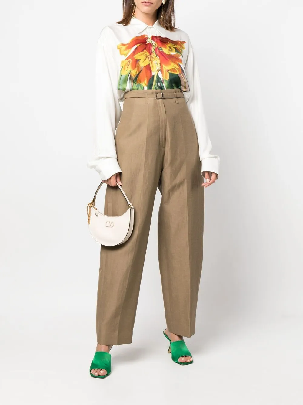 SILK FLORAL PRINT BLOUSE sold by Lord & Taylor product image thumbnail 2