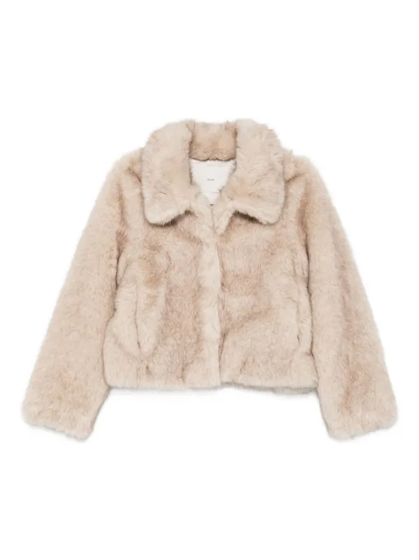 FAUX FUR CROPPED JACKET sold by Lord & Taylor