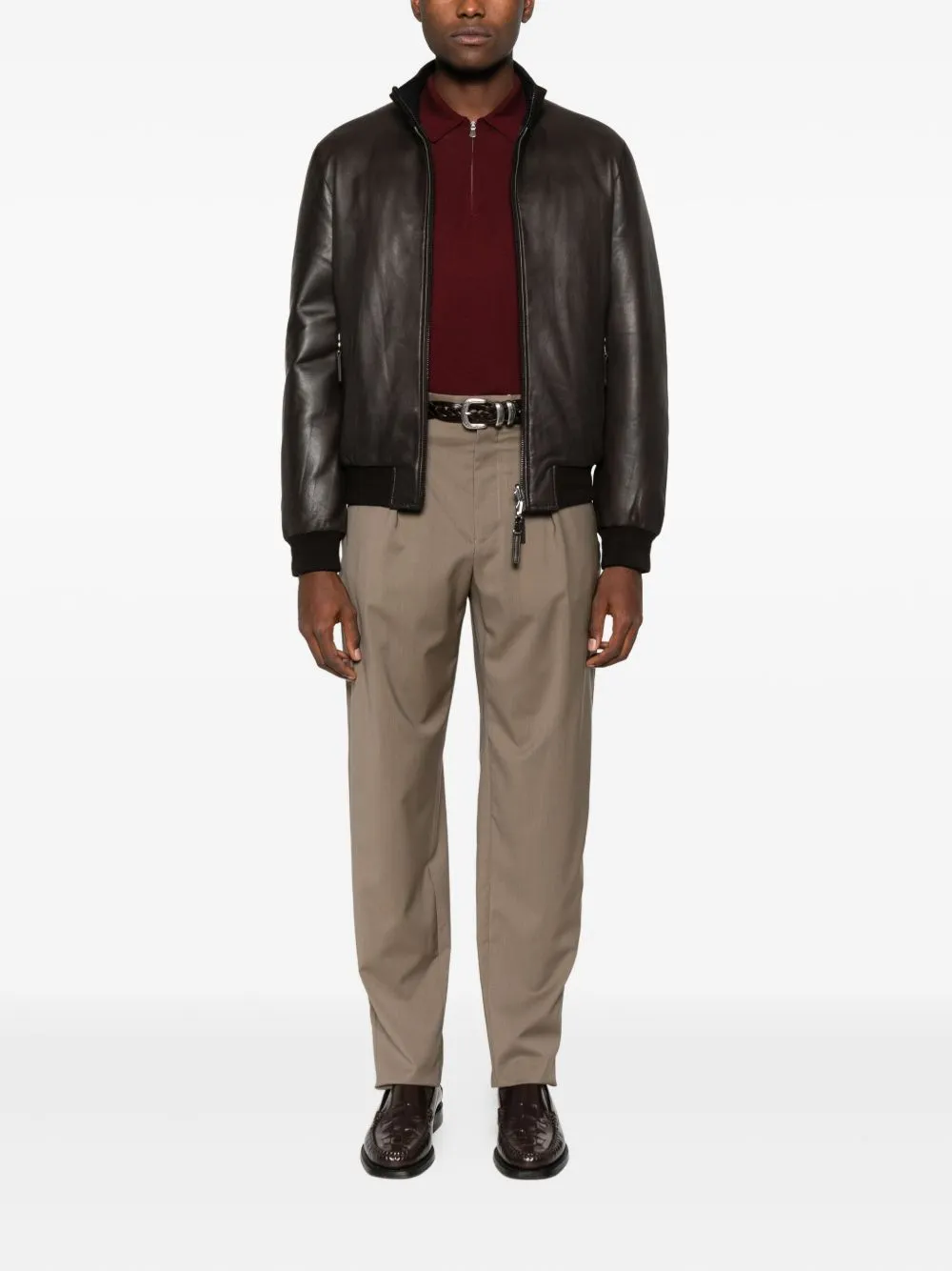 SILK-BLEND PLEATED TROUSERS sold by Lord & Taylor product image thumbnail 4