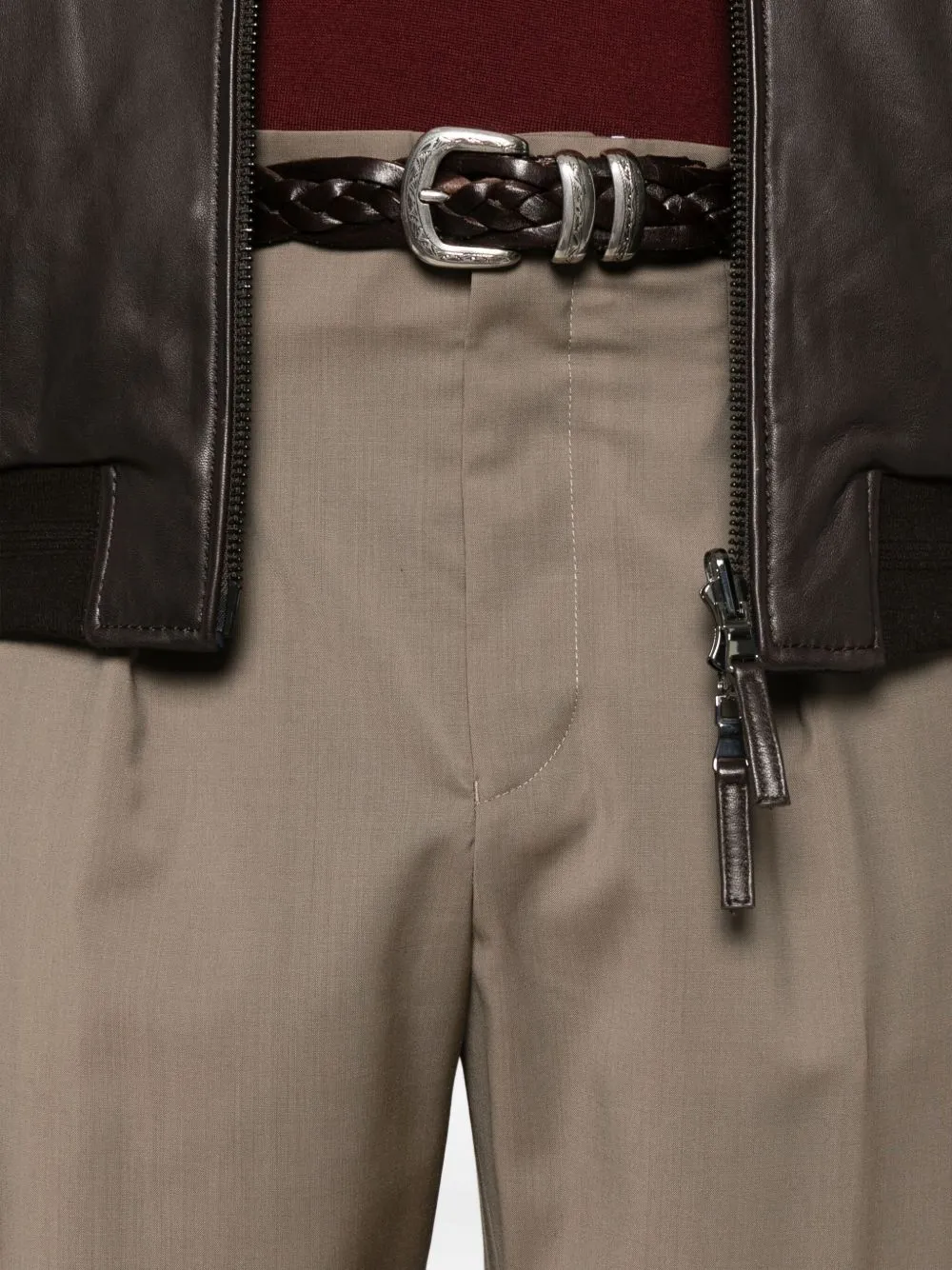 SILK-BLEND PLEATED TROUSERS sold by Lord & Taylor product image thumbnail 5