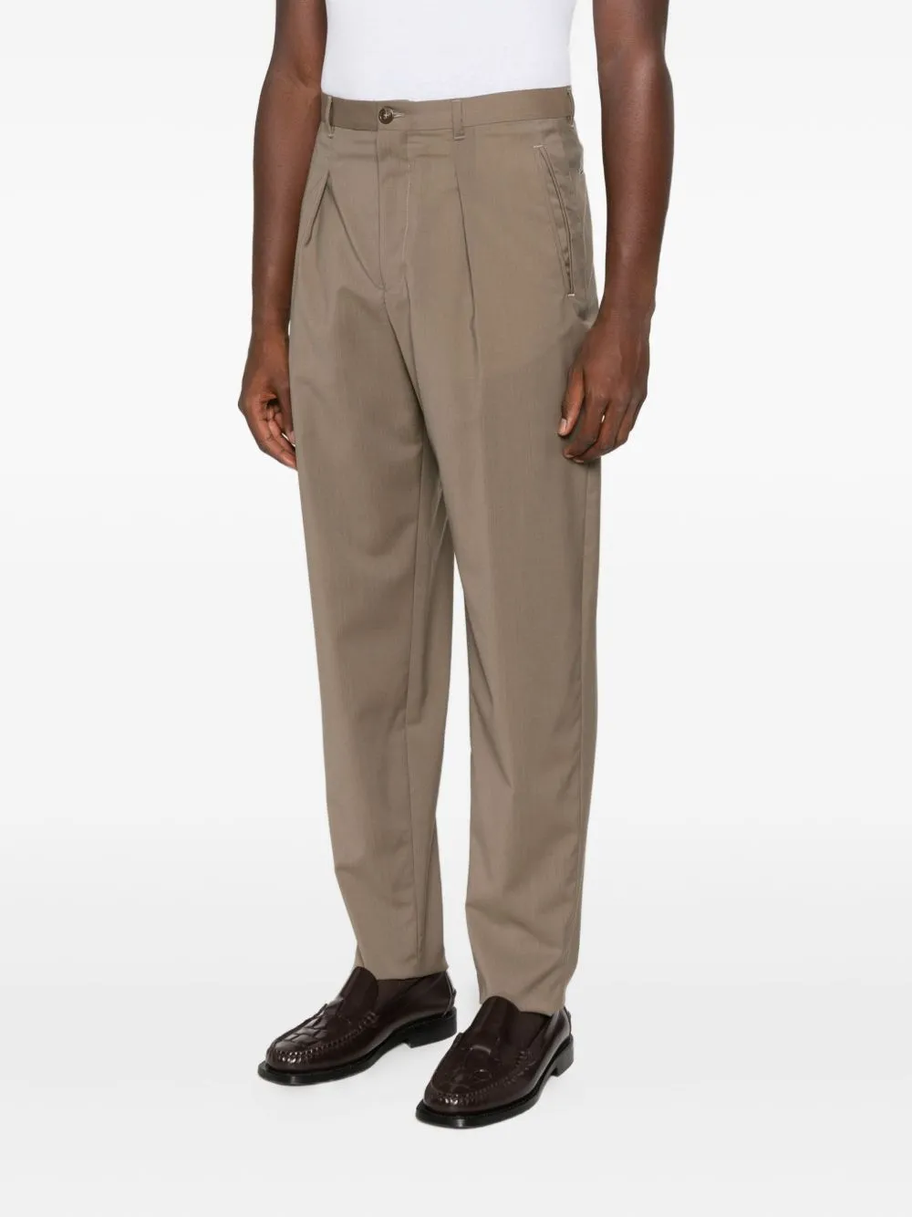 SILK-BLEND PLEATED TROUSERS sold by Lord & Taylor product image thumbnail 2
