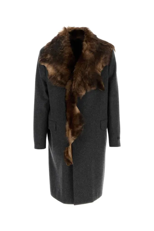 DARK GREY WOOL COAT sold by Lord & Taylor