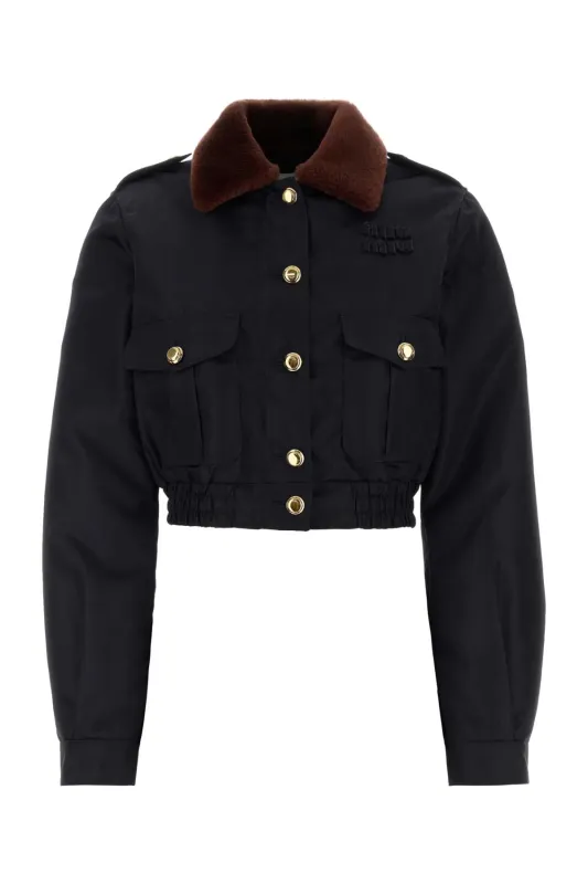 NAVY BLUE NYLON JACKET sold by Lord & Taylor