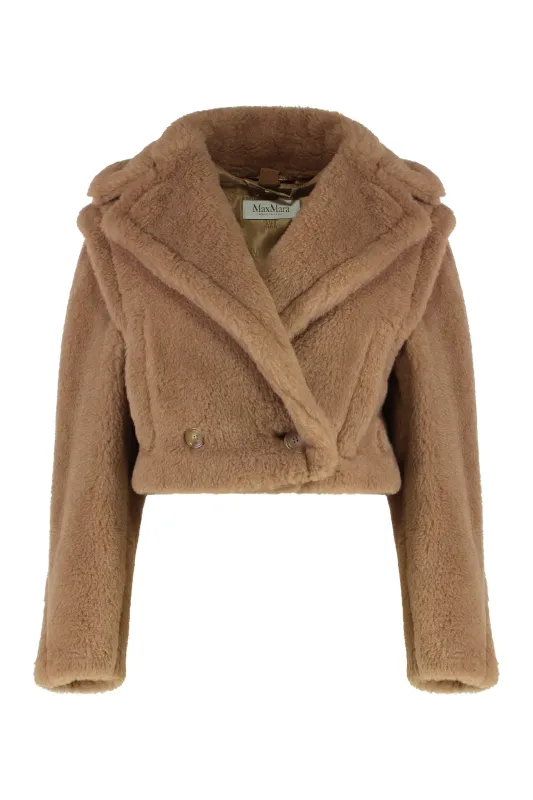 GILET CROP 2-IN-1 IN TEDDY FABRIC made by MaxMara