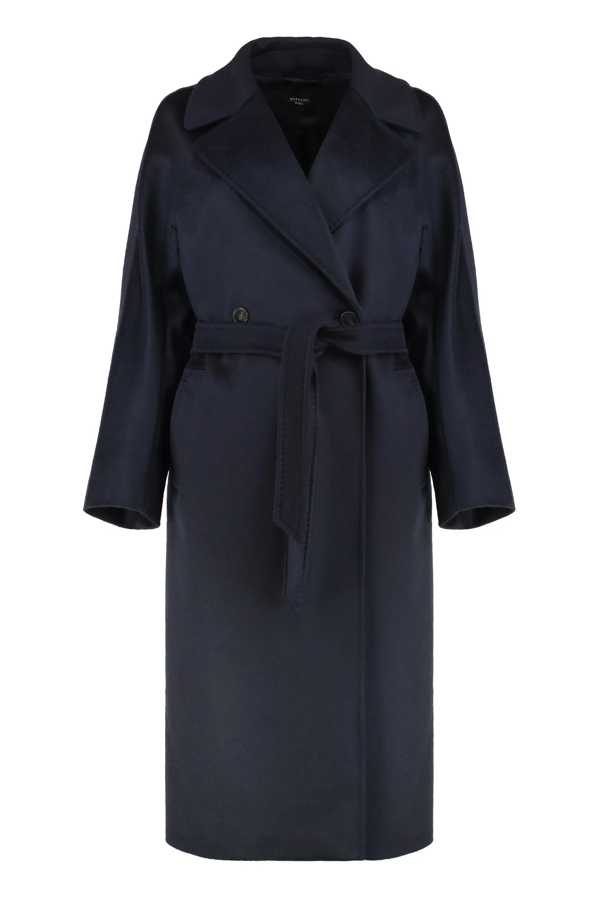 MIDI DOUBLE-BREASTED COAT IN WOOL sold by Lord & Taylor