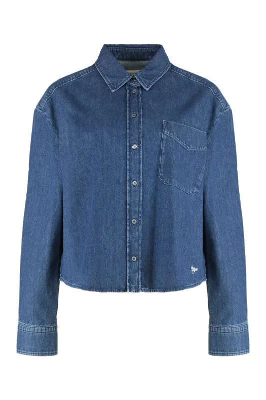 BOXY DENIM SHIRT sold by Lord & Taylor
