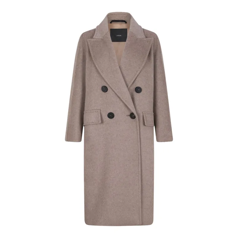 DOVE GREY CASHMERE-ALPACA COAT sold by Lord & Taylor