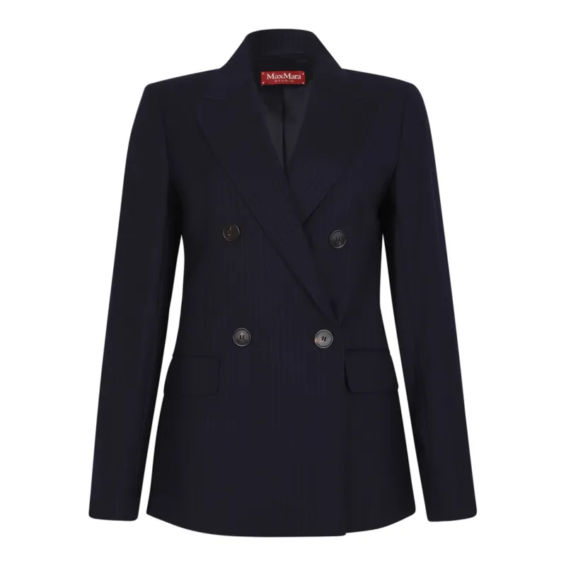 BLUE VIRGIN WOOL JACKET sold by Lord & Taylor