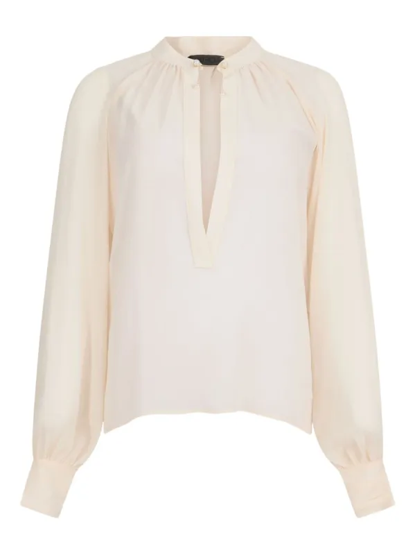 BEIGE PEARL EMBELLISHED PUFF JACKET sold by Lord & Taylor