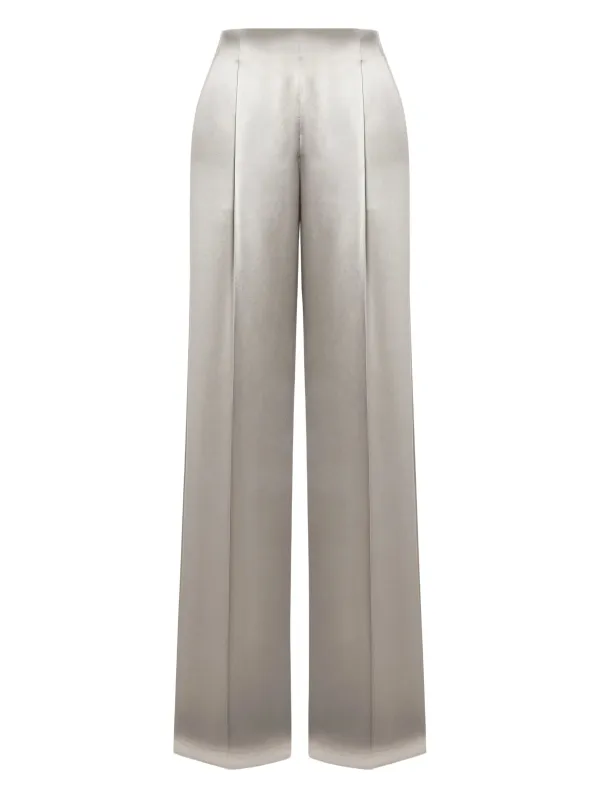 GREEN VISCOSE WIDE LEG PANTS sold by Lord & Taylor